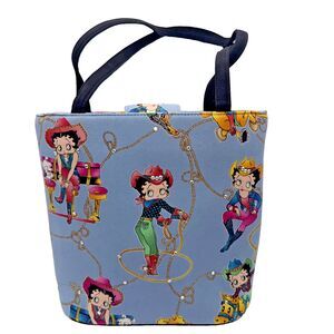 Vintage Y2K Betty Boop 2004 Tote Bag Purse Y2K Girly Fashion Cartoon Purse RARE